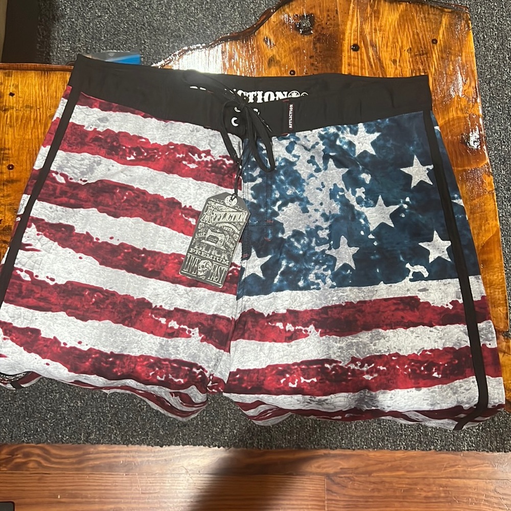 Affliction board shorts